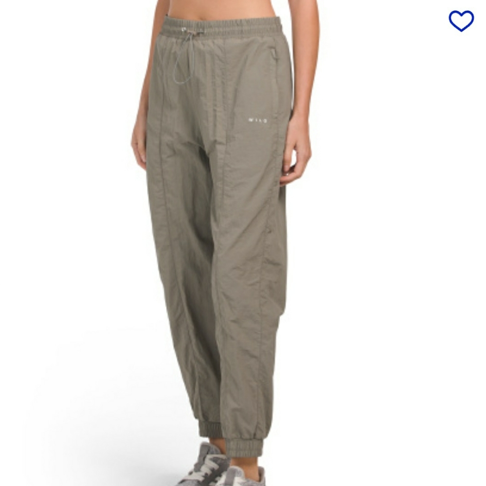 Wilo The Label women's Sage Parachute Pants.